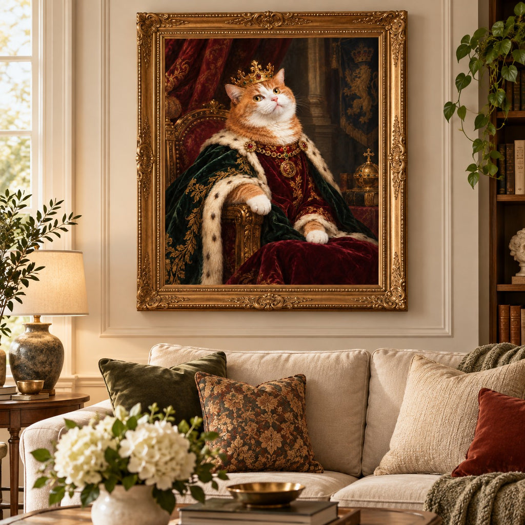 Custom Cat Portraits From Your Pet Photos