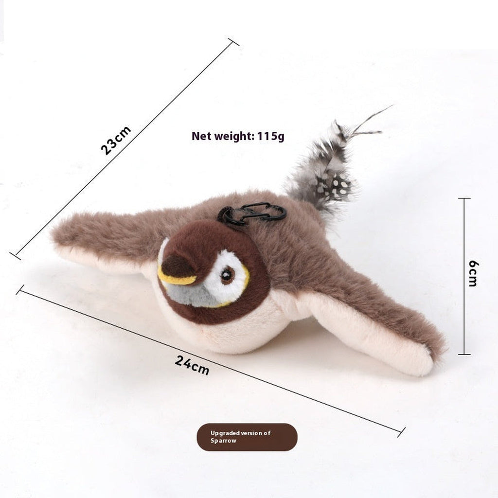 Supplier dimension reference for flapping cat toy