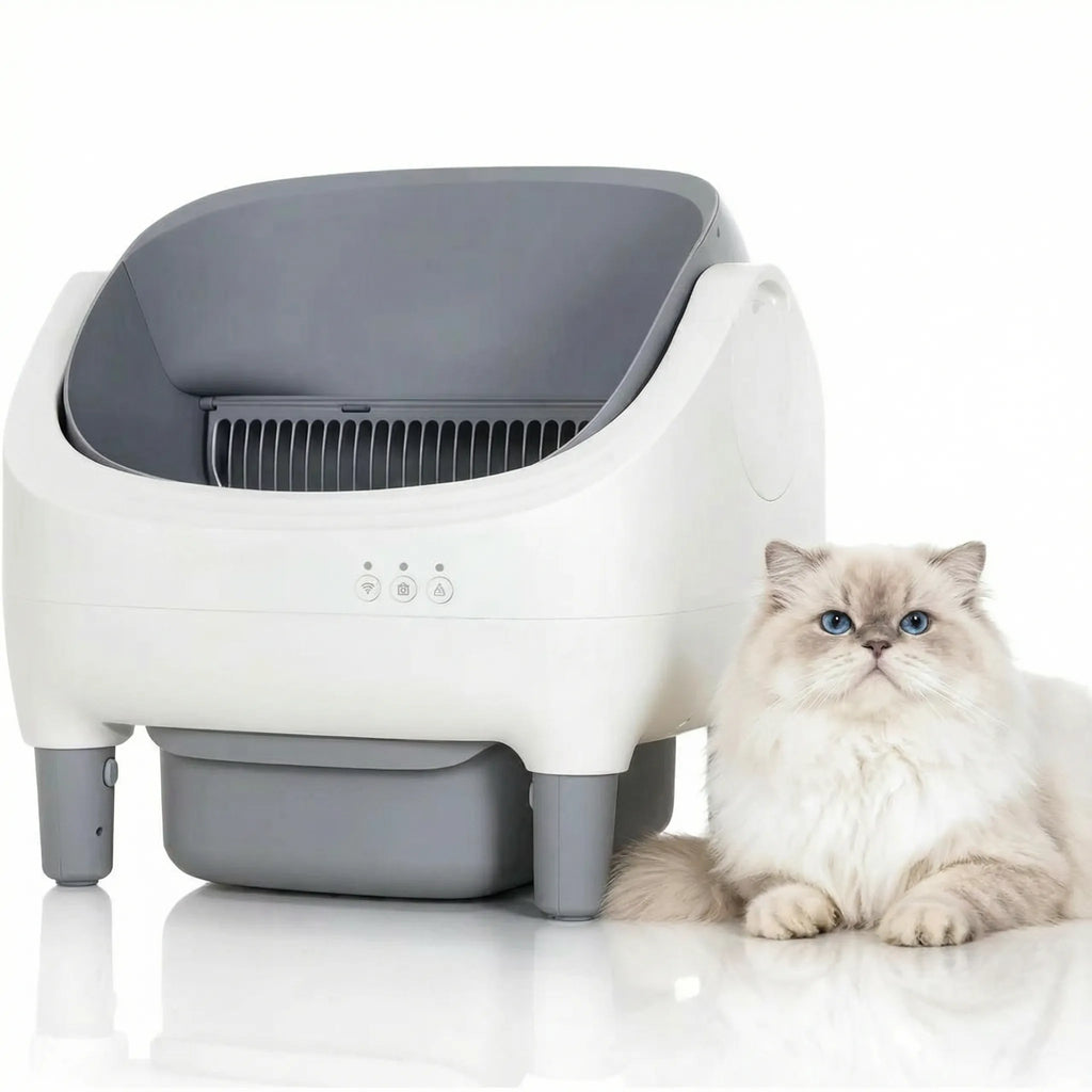 Smart Open-Top Self-Cleaning Litter Box