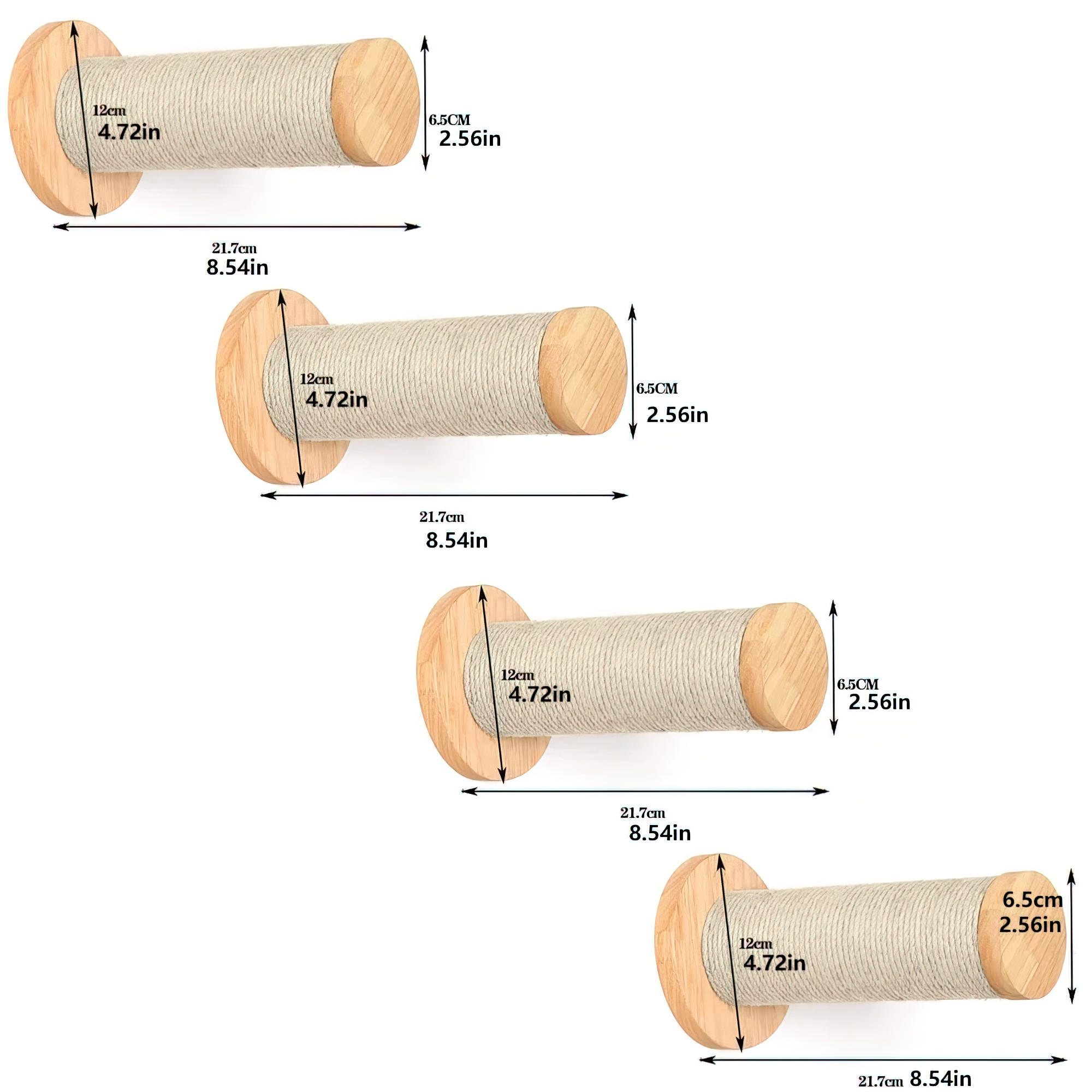 Wall-Mounted Cat Climbing Playground Combo Set