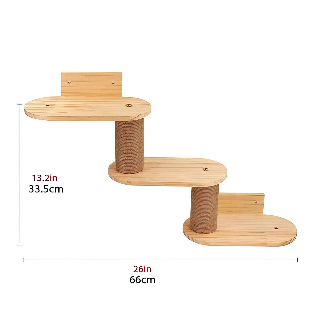 Wall-Mounted Cat Climbing Playground Combo Set