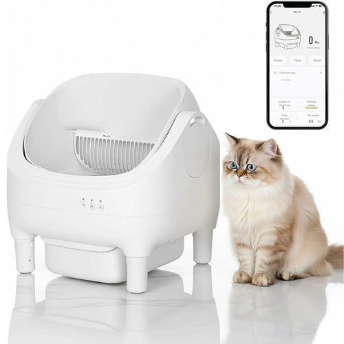 10.5L open-top self-cleaning cat litter box - product view 1