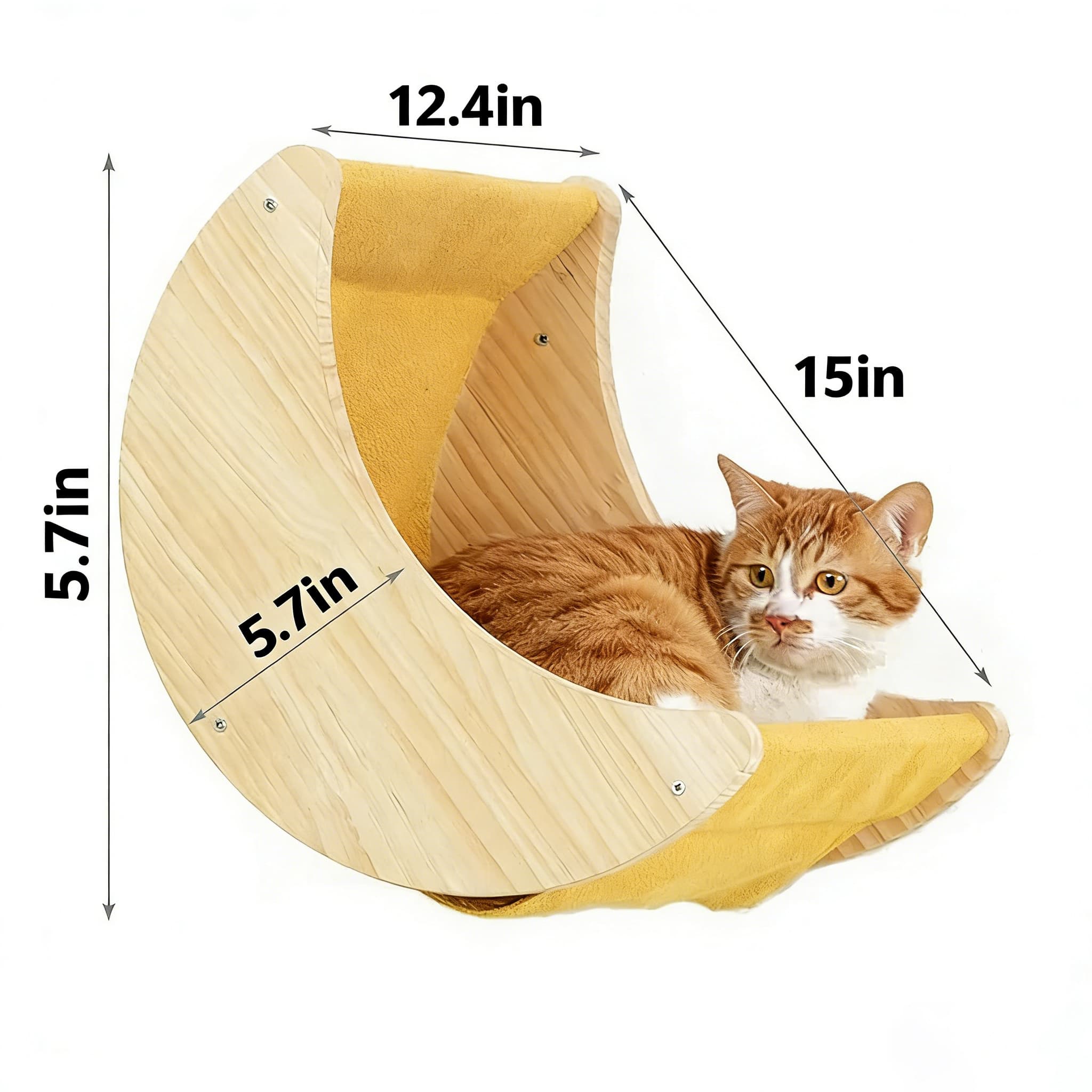 Wall-Mounted Cat Climbing Playground