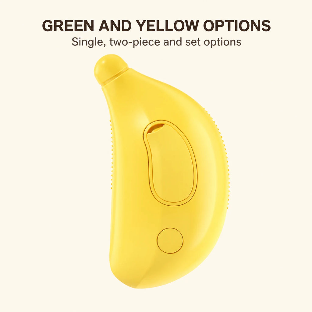 Yellow mist grooming brush and available set options