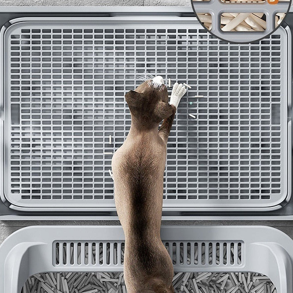 CuddleCat cat litter mat cat use