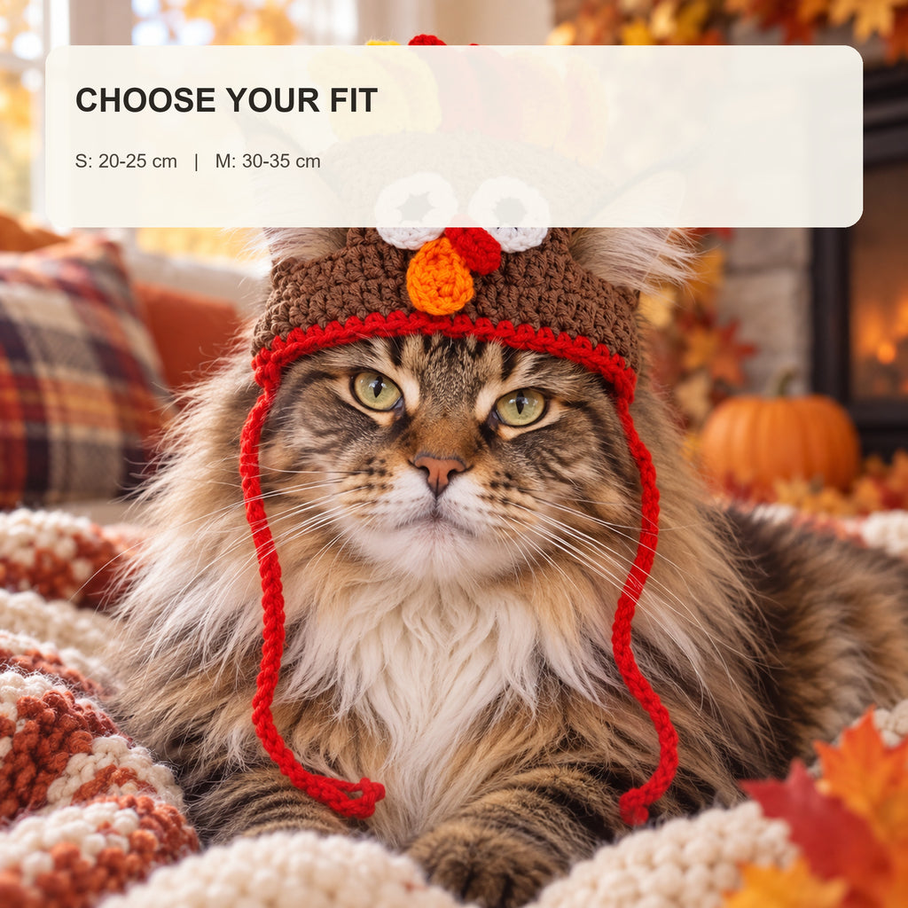 Festive Knit Cat Hat - 6