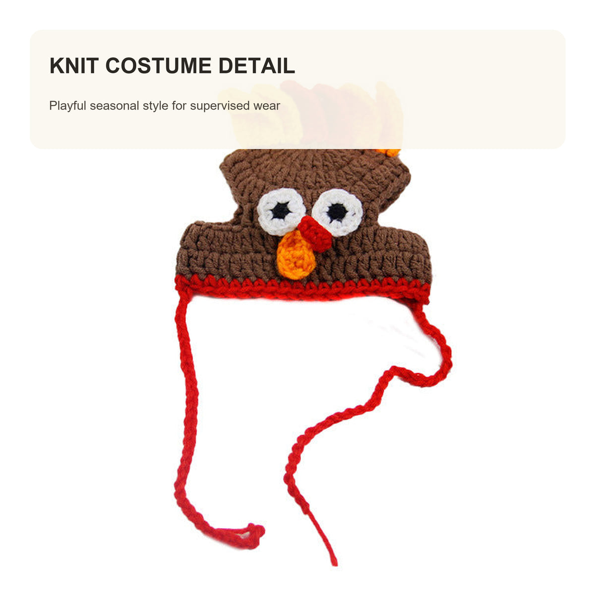 Festive Knit Cat Hat - 7