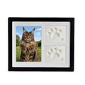 Authentic black cat keepsake frame reference with Maine Coon portrait