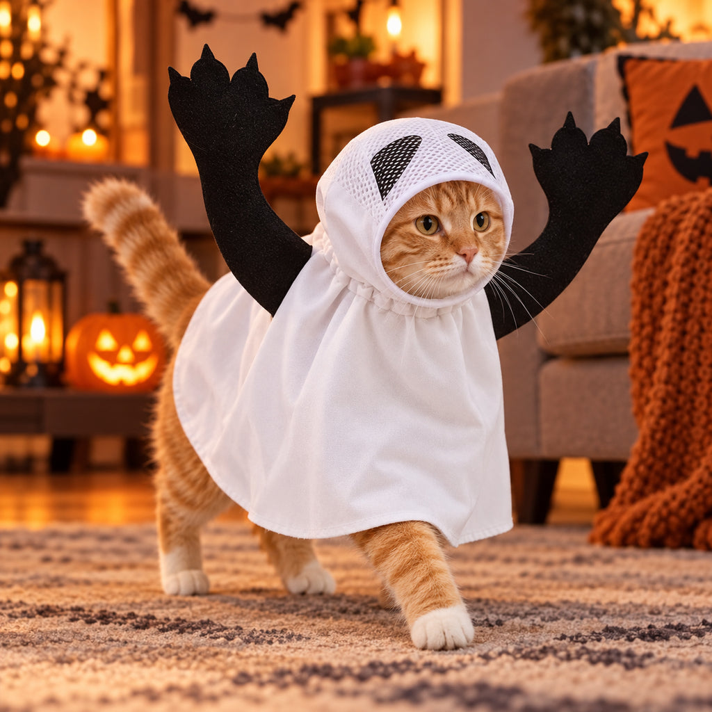 Ghost Cat Costume - 3