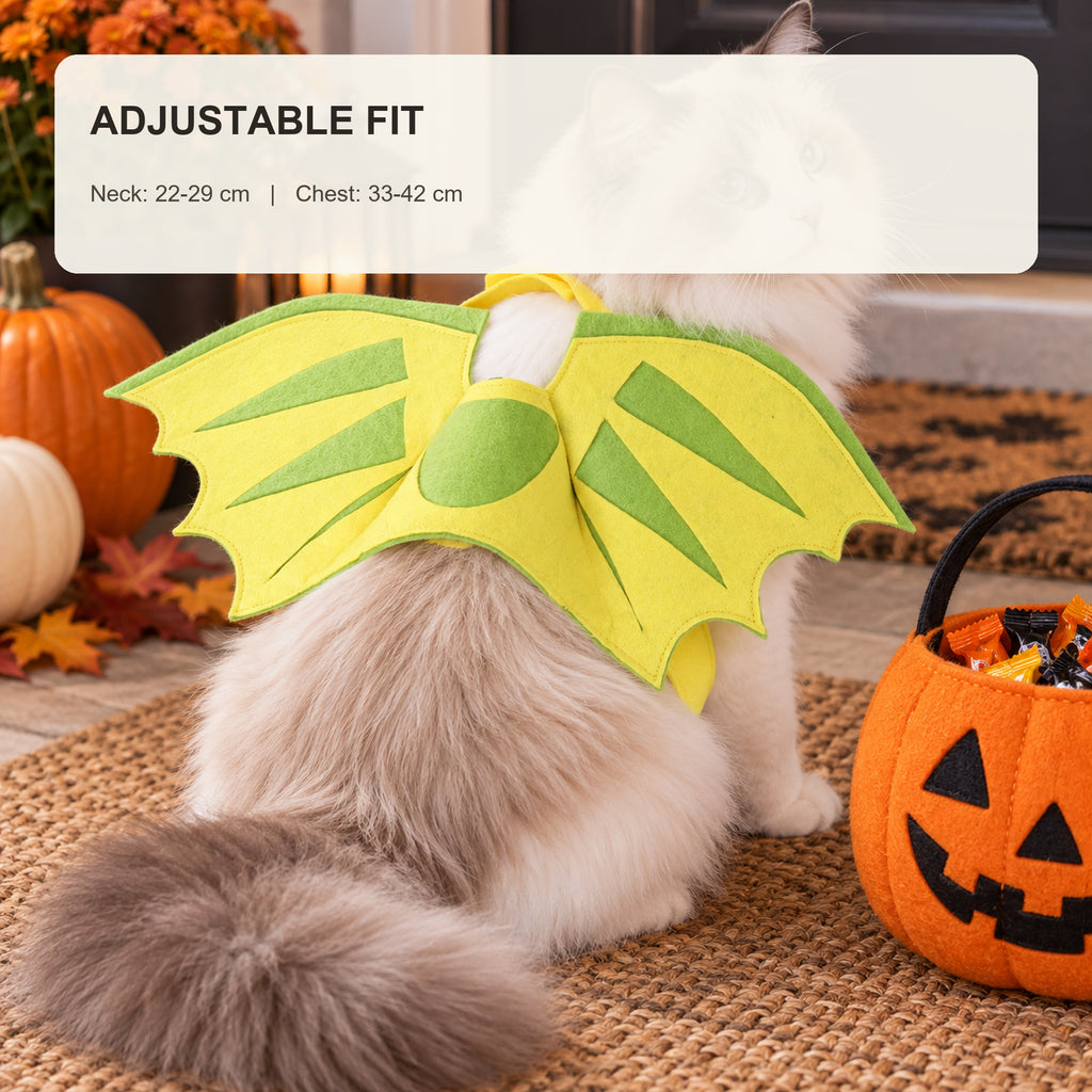 Green Dinosaur Wing Cat Costume - 6