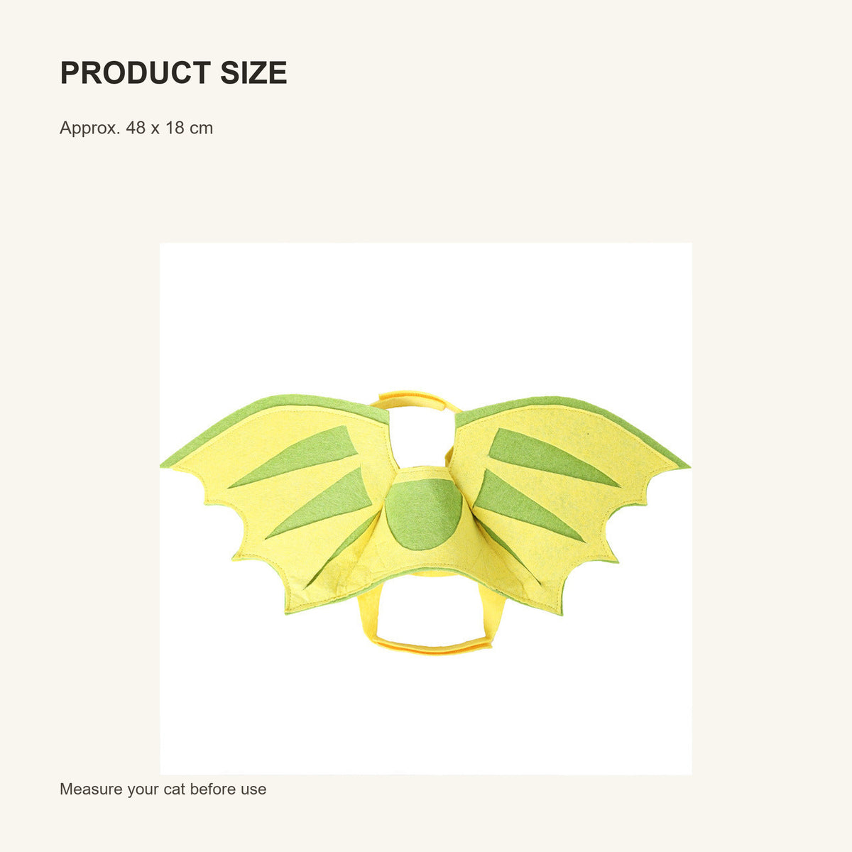Green Dinosaur Wing Cat Costume - 7