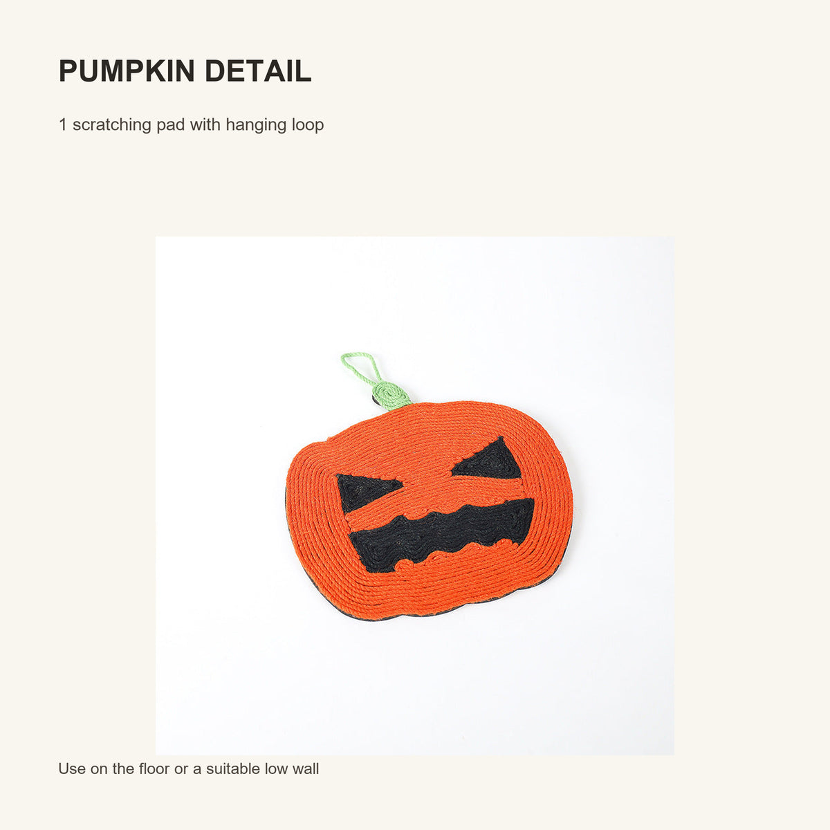 Pumpkin Cat Scratching Pad - 8